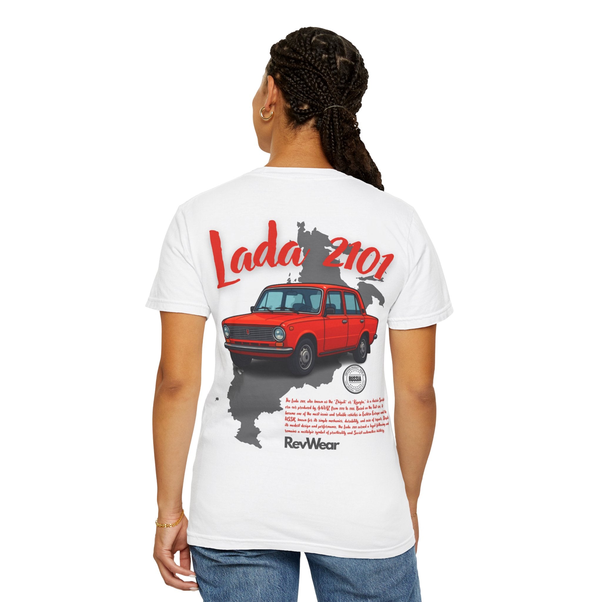 Retro Lada 2101 Russian Legends T-Shirt for Enthusiasts & Car Lovers - RevWear