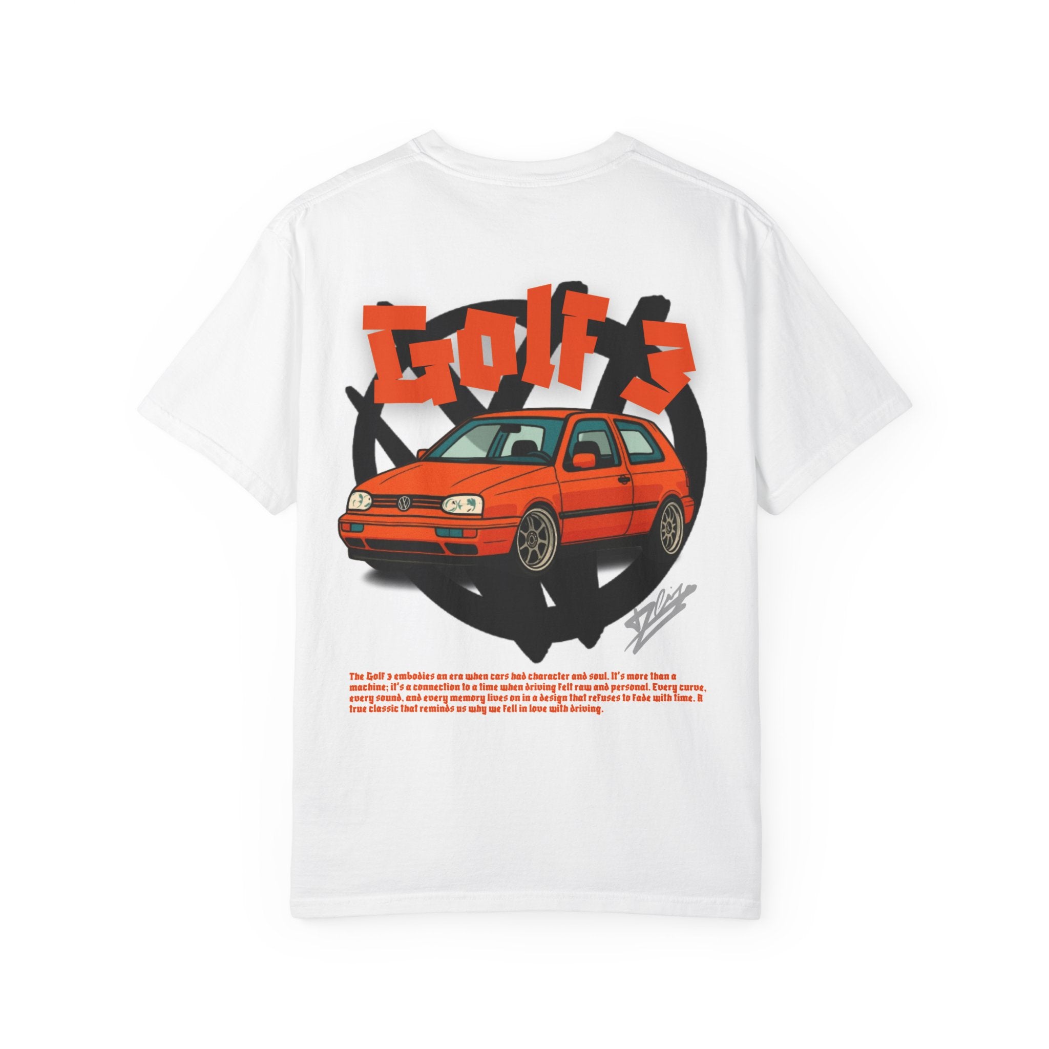 Original Golf 3 T-Shirt for Golf & VW Enthusiasts & Car Lovers - RevWear
